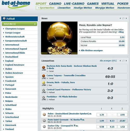 Bet-at-home Website