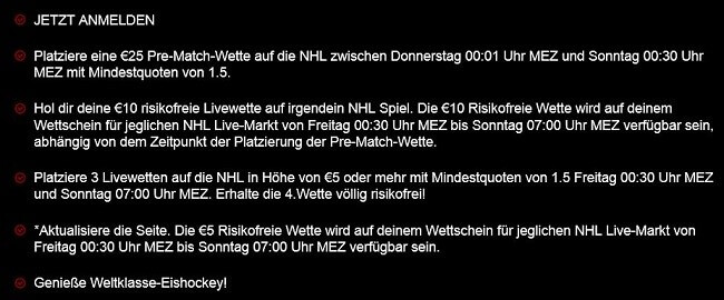 betsafe-nhl-aktion