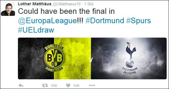 wf-lothar-matthäus-tweet-dortmund-tottenham