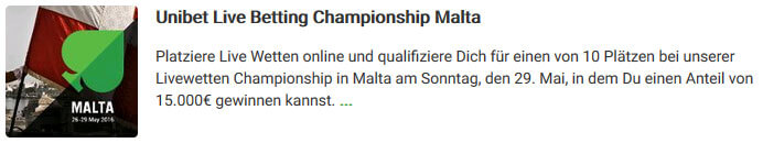 Unibet Livewetten Championship