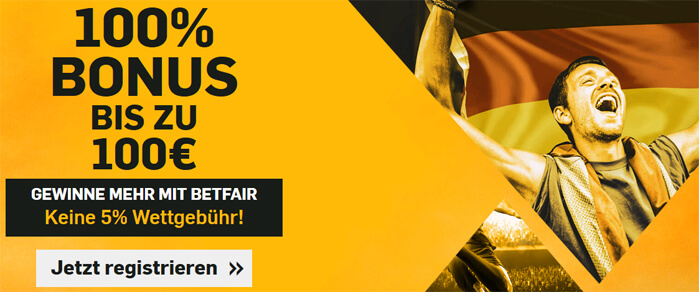 Betfair Wettbonus