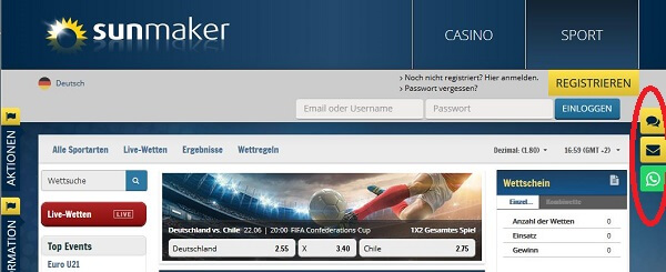Jetzt bei Sunmaker registrieren und 215€ Bonus kassieren!
