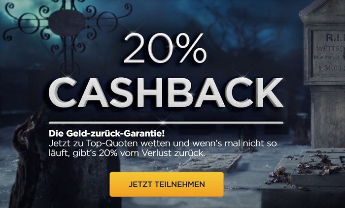 direkt zum Cashback für verlorene Wetten