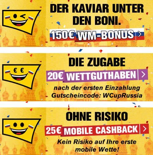 direkt zum WM Hattrick Interwetten WM 2018 Sonderangebot
