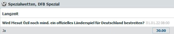 Mesut Özil DFB wetten