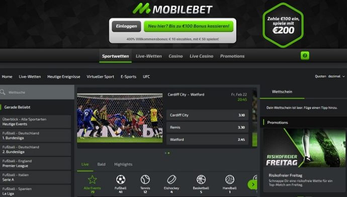 Mobilbet sportwetten Mobilbet sportwetten