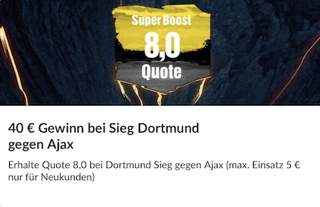 Dortmund - Ajax Quoten