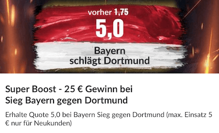 Dortmund - Bayern Quoten