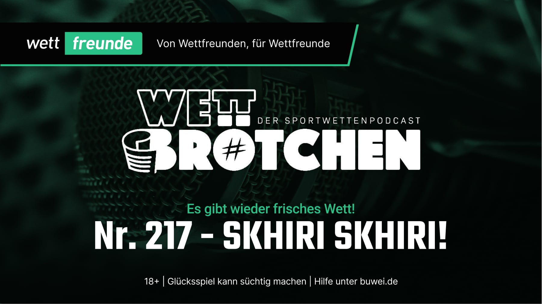 Wettfreunde Podcast Wettbrötchen Grafik