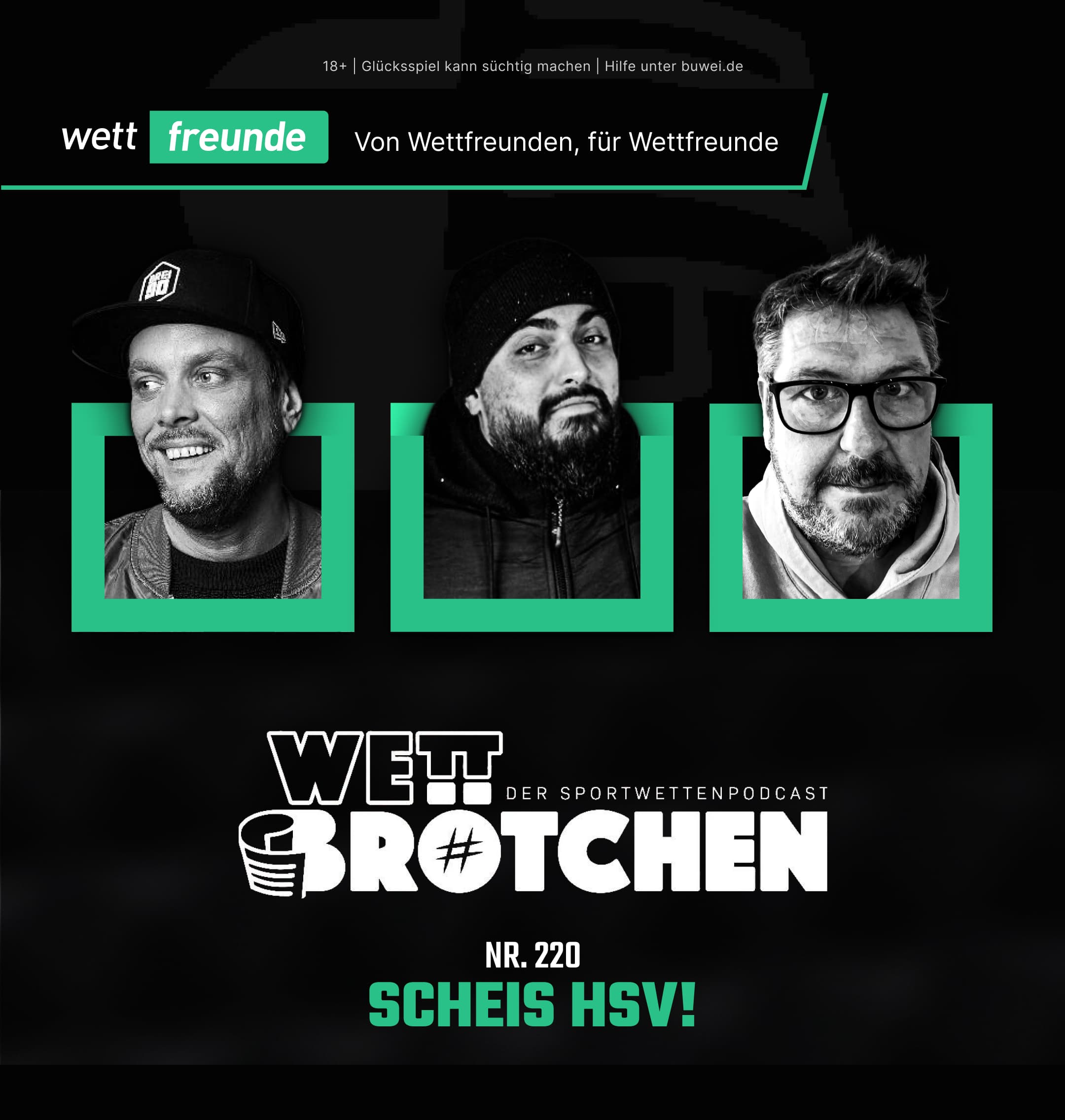 Wettfreunde Podcast Wettbrötchen Grafik Episode 220