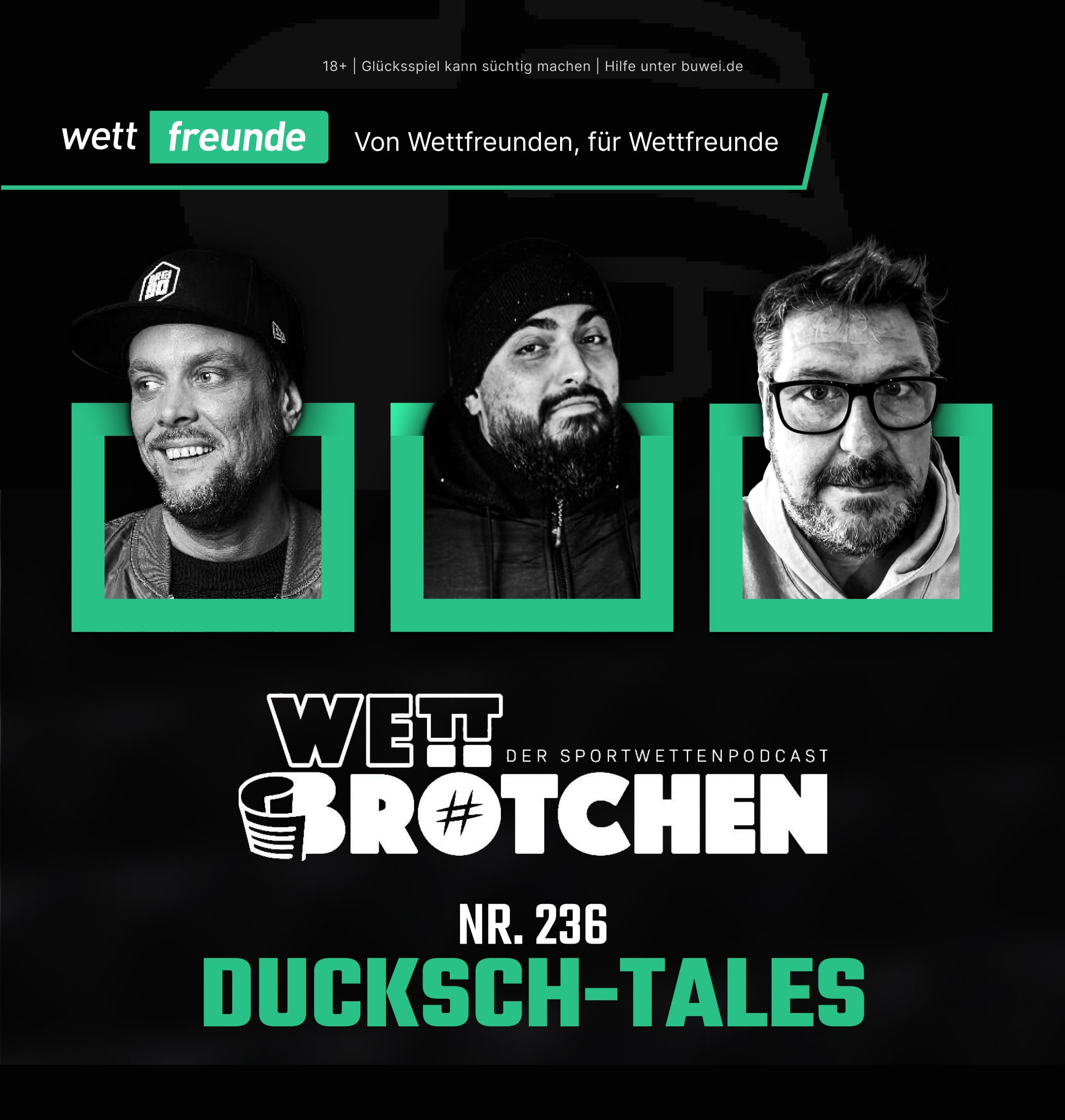 Wettfreunde Podcast Wettbrötchen Grafik Episode 236