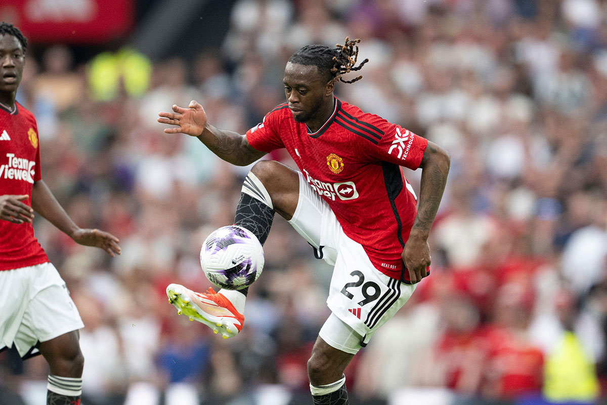 Bild zeigt Aaron Wan-Bissaka / Man United Newcastle Tipp (© SPP Sport Press Photo. / Alamy Stock Photo)