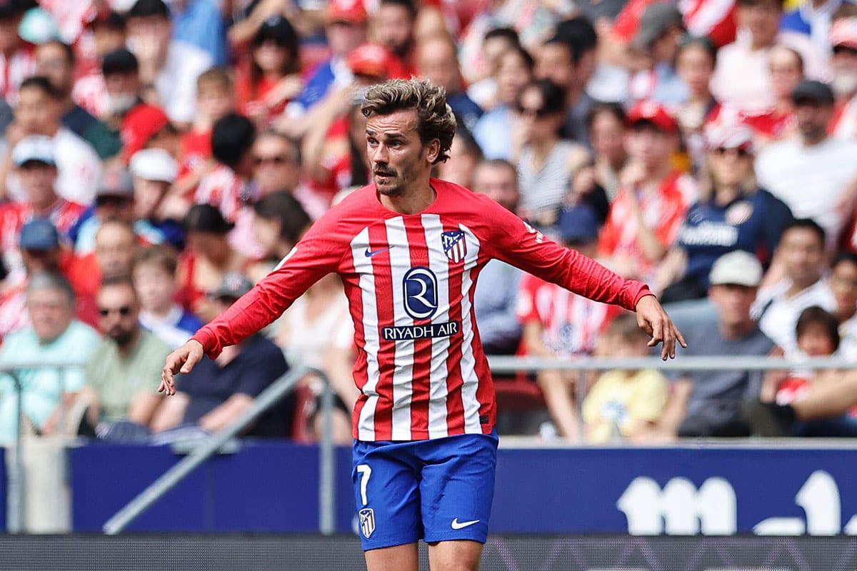 Atletico Madrid Osasuna Tipp Bild zeigt Antoine Griezmann (© Aflo Co. Ltd. / Alamy Stock Photo)