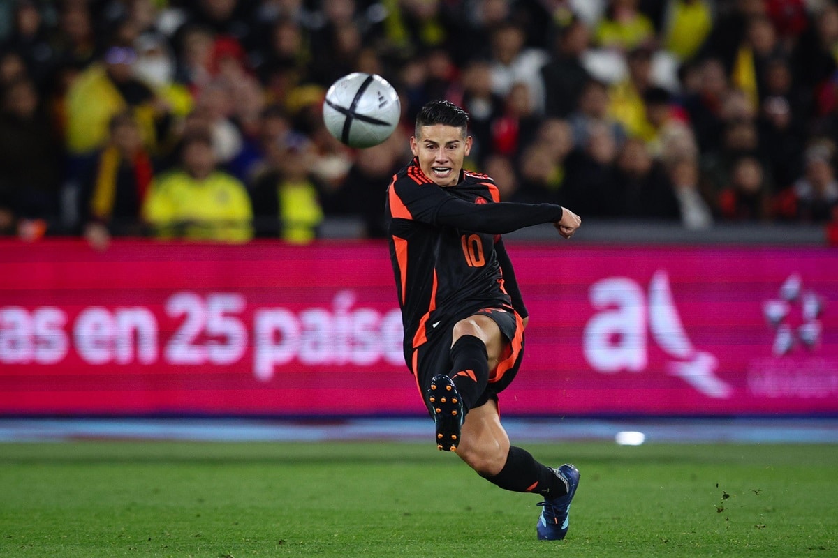 Kolumbien Paraguay Tipp Bild zeigt James Rodriguez (© Craig Mercer / Alamy Stock Photo)