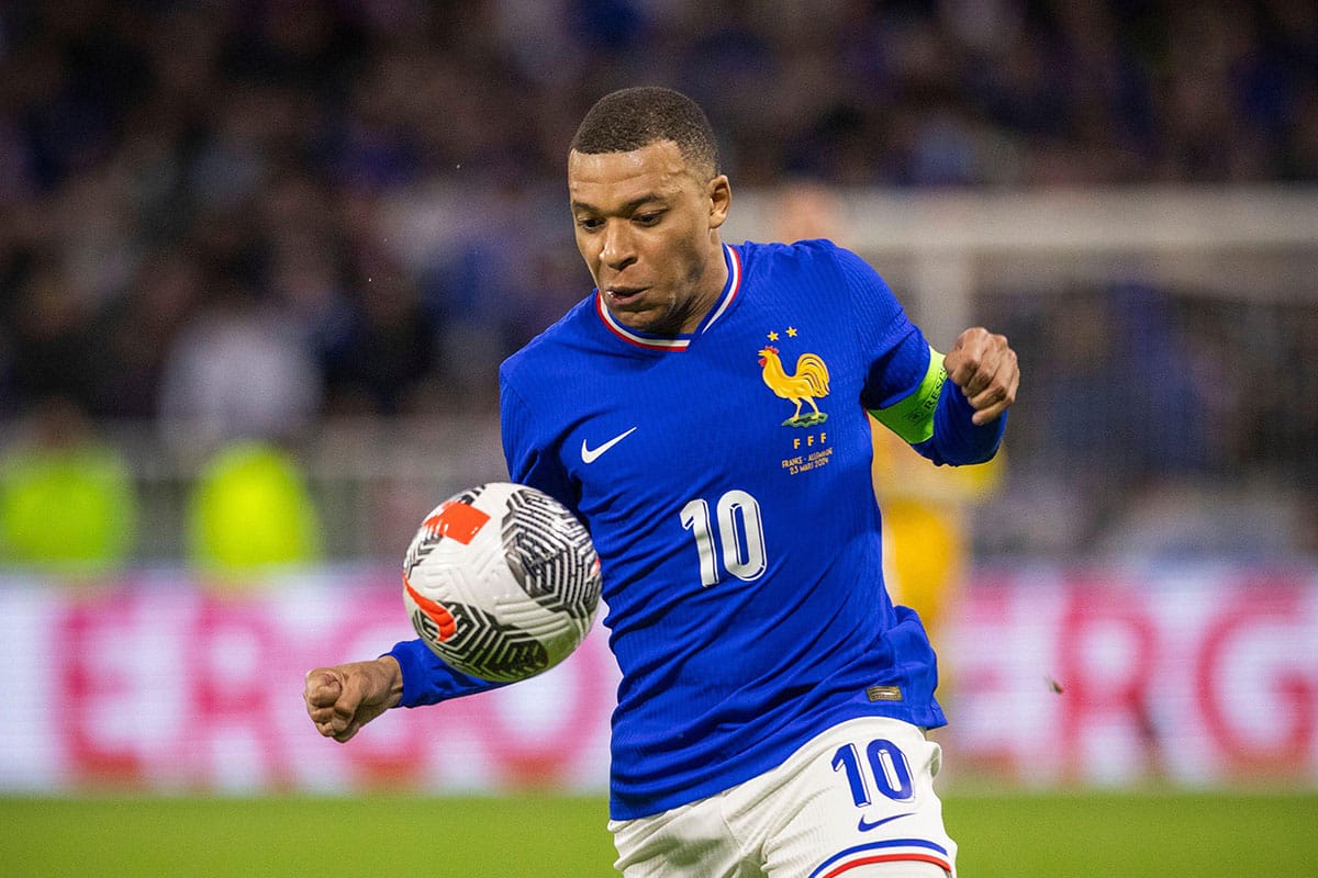 Frankreich Kanada Tipp / Bild zeigt Kylian Mbappe (© Moritz Müller / Alamy Stock Photo)