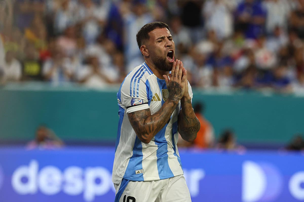 Bild zeigt Nicolas Otamendi / Argentinien Marokko Tipp (© Imago / Alamy Stock Photo)