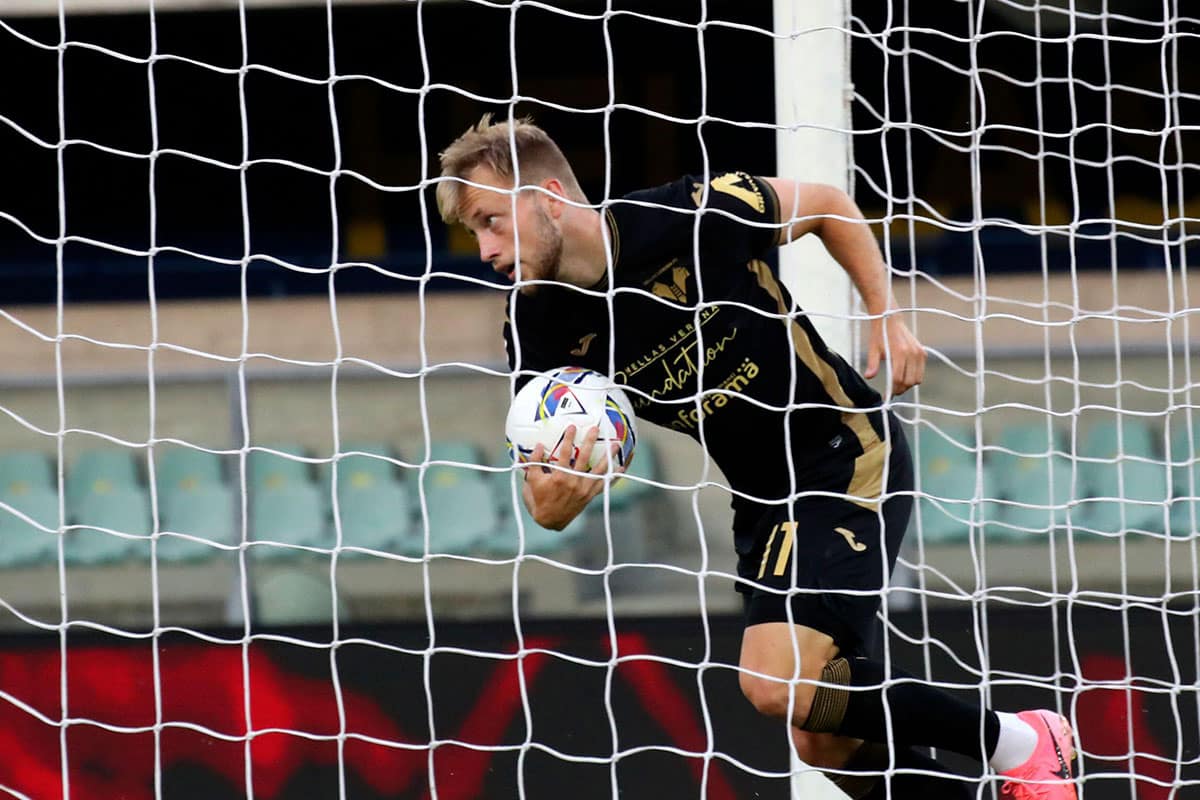 Hellas Verona Neapel Tipp / Bild zeigt Casper Tengstedt (© LaPresse / Alamy Stock Photo)