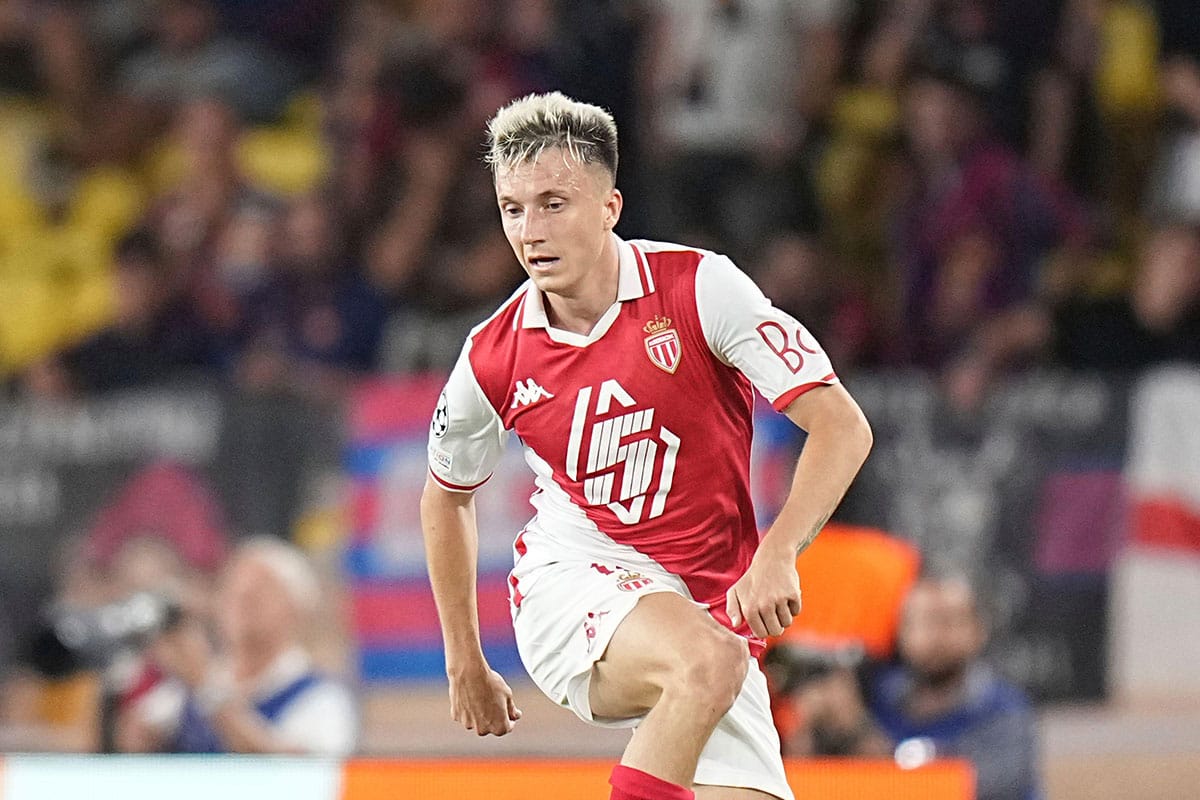 Monaco Roter Stern Belgrad Tipp Bild zeigt Aleksandr Golovin © Associated Press / Alamy Stock Photo