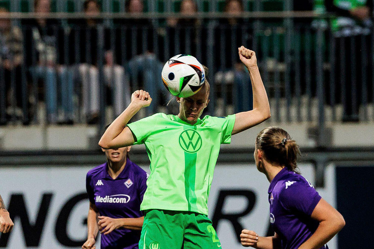 Wolfsburg Lyon Tipp Bild zeigt Vivien Endemann © dpa picture alliance / Alamy Stock Photo