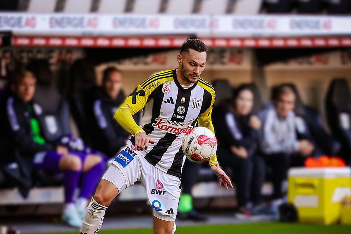 Bild zeigt LASK Spieler Maximilian Entrup / Experten Tipps Bundesliga Österreich 11. Spieltag © Imago / Alamy Stock Photo