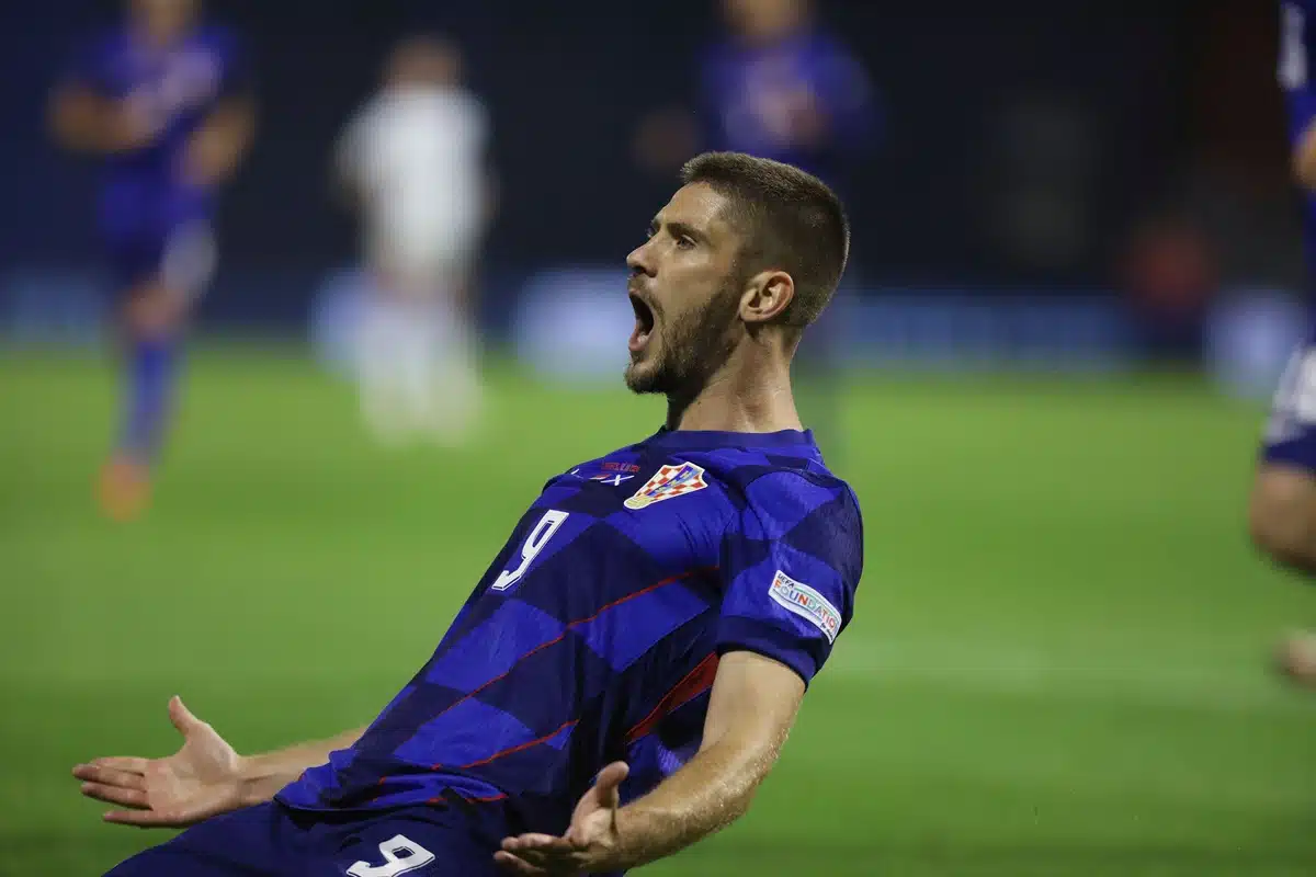 Polen Kroatien Tipp Bild zeigt Andrej Kramaric