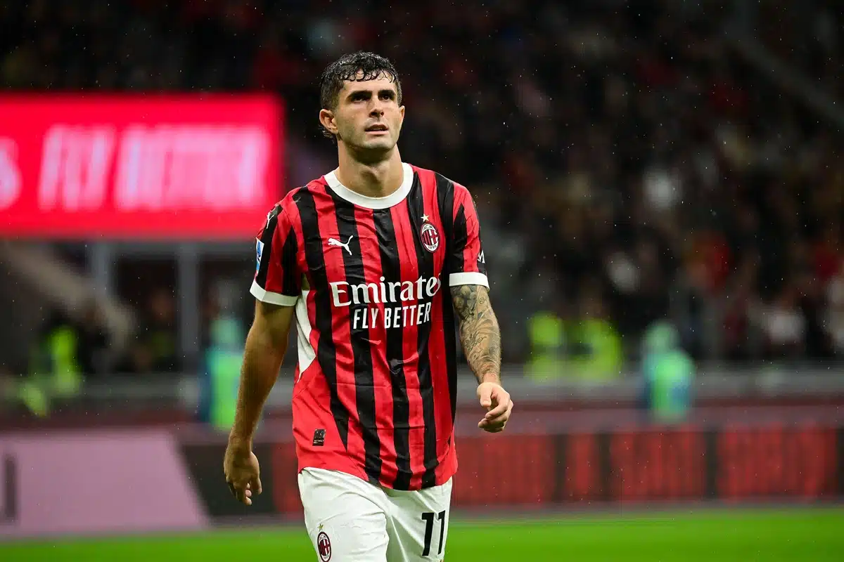 AC Milan Brügge Tipp Bild zeigt Christian Pulisic © Piero Cruciatti / Alamy Stock Photo