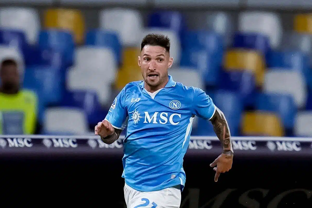 Empoli Napoli Tipp Bild zeigt Matteo Politano © Associated Press / Alamy Stock Photo