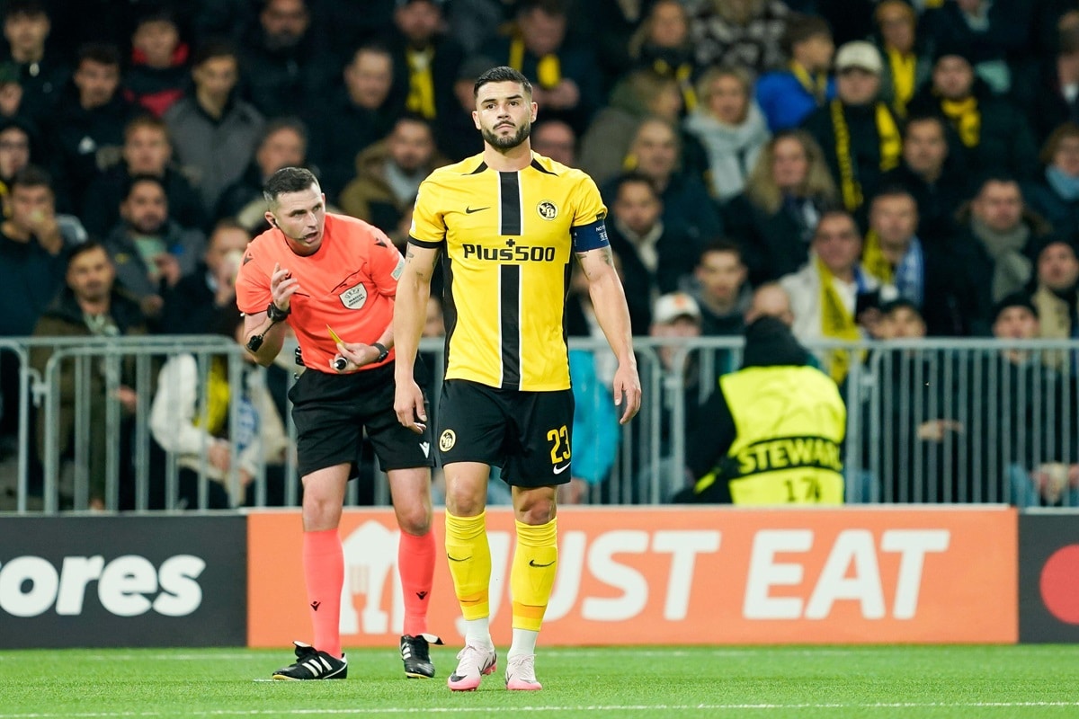 Schachtjor Donezk Young Boys Tipp Bild zeigt Loris Benito © SPP Sport Press Photo. / Alamy Stock Photo