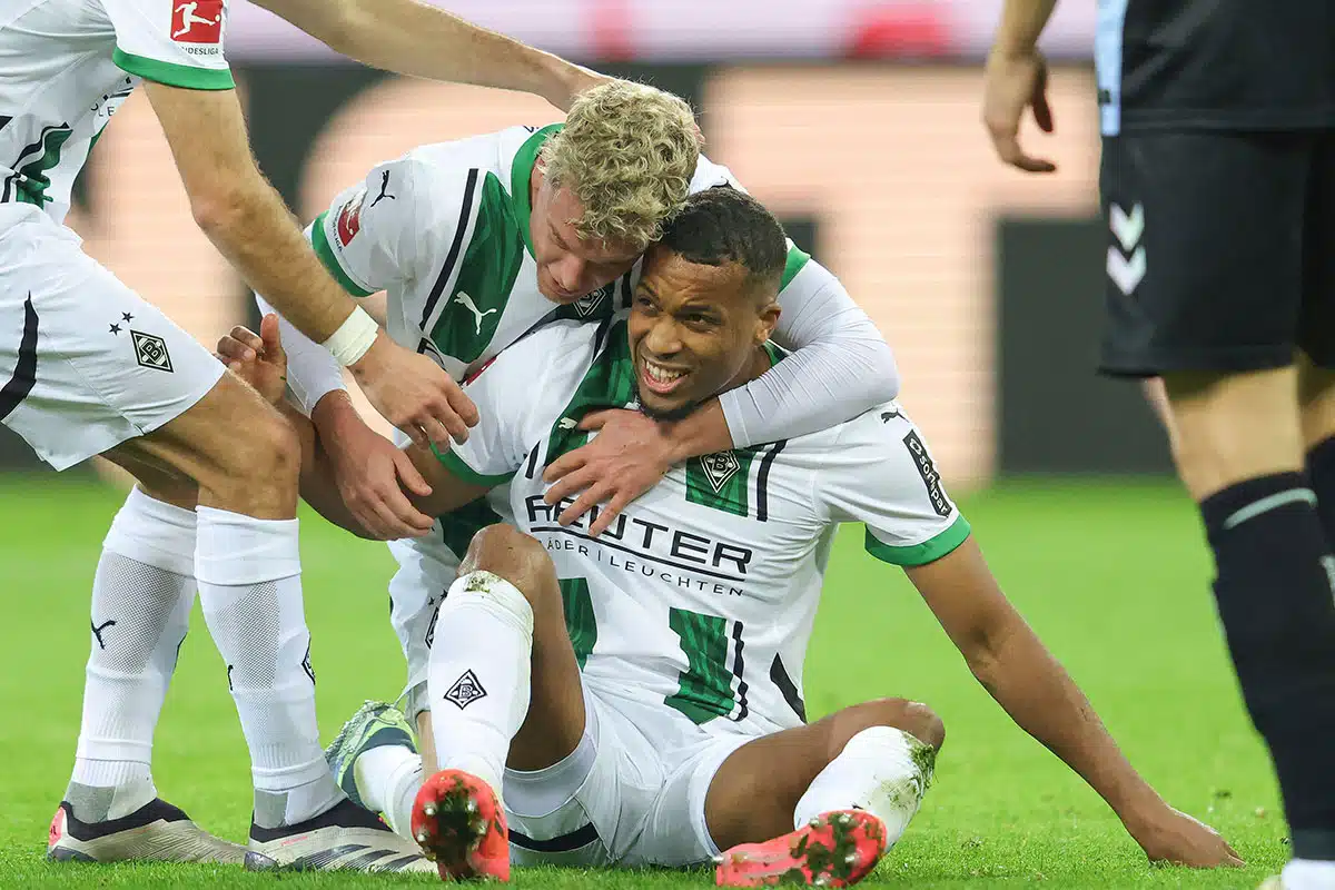 Bild zeigt Jubel von Borussia Mönchengladbach / Bundesliga Over/Under Wetten 11. Spieltag (© dpa picture alliance / Alamy Stock Photo)