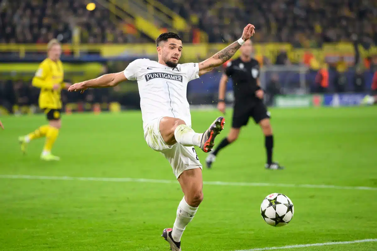 Sturm Graz Girona Tipp Bild zeigt Jusuf Gazibegovic © dpa picture alliance / Alamy Stock Photo