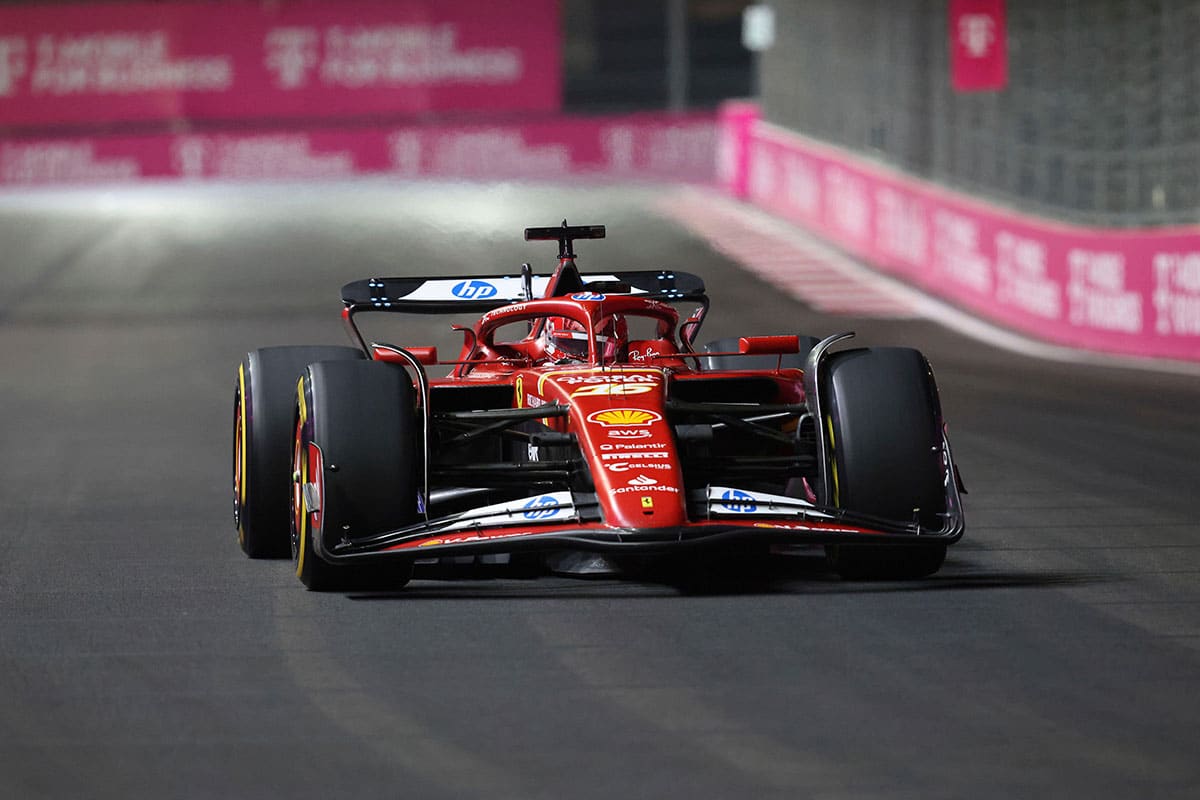 Las Vegas GP Wetten Bild zeigt Charles Leclerc © Associated Press / Alamy Stock Photo