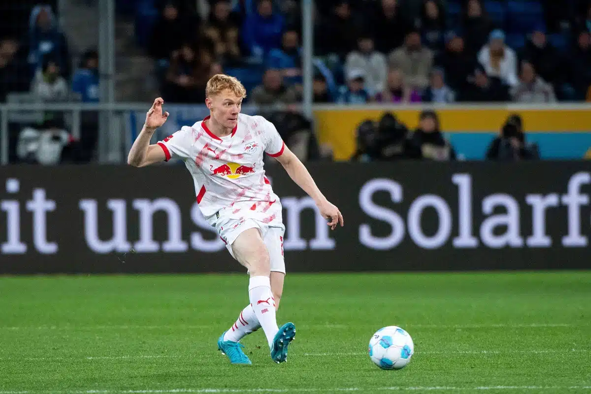 Inter Mailand RB Leipzig Tipp Bild zeigt Nicolas Seiwald © dpa picture alliance / Alamy Stock Photo