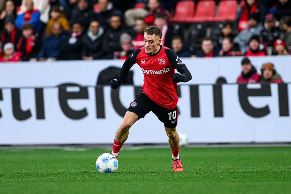 Leverkusen Red Bull Salzburg Tipp Bild zeigt Florian Wirtz © Vitalii Kliuiev / Alamy Stock Photo