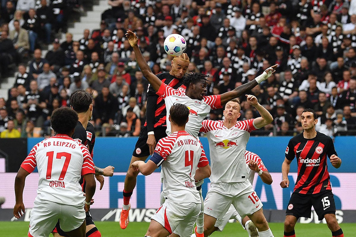 RB Leipzig Frankfurt Tipp Bild zeigt Hugo Ekitike © ddp media GmbH / Alamy Stock Photo