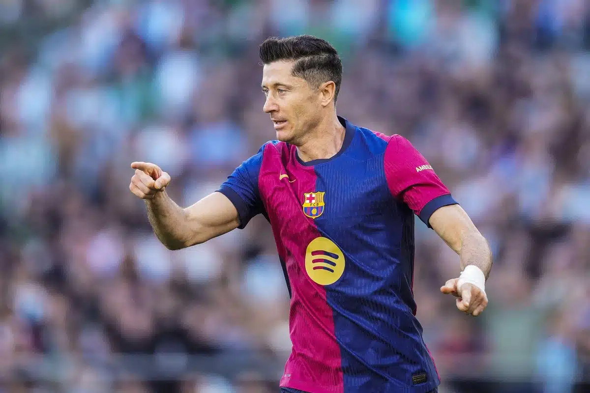 Dortmund Barcelona Tipp Bild zeigt Robert Lewandowski © Independent Photo Agency / Alamy Stock Photo