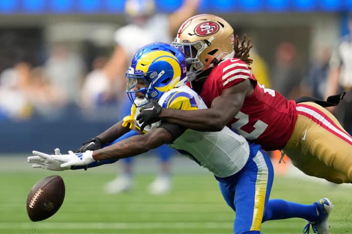 Vysílání 49ers vs Rams