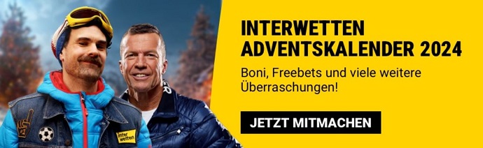 Interwetten Wettbonus Adventkalender