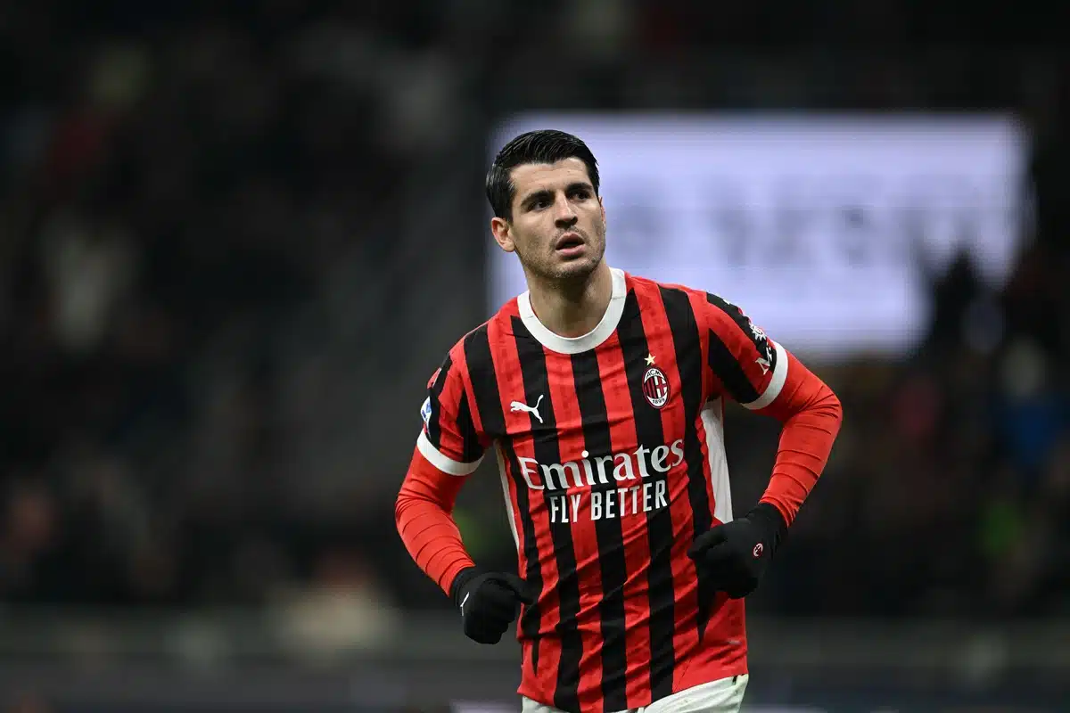 Como AC Milan Tipp Bild zeigt Alvaro Morata © Tiziano Ballabio / Alamy Stock Photo