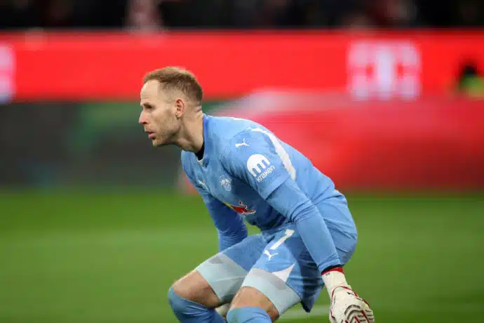 VfB Stuttgart RB Leipzig Tipp Bild zeigt Peter Gulacsi © dpa picture alliance / Alamy Stock Photo