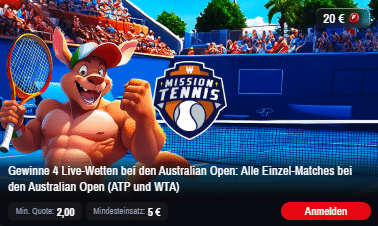 Australian Open Freebet