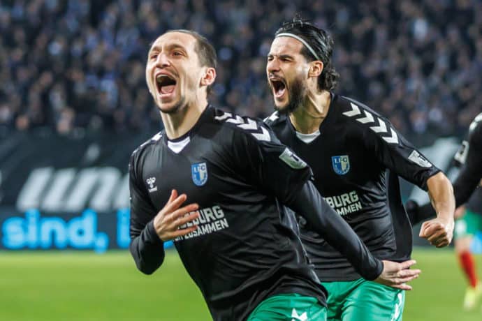 2. Liga heute 21. Spieltag Bild zeigt Baris Atik © dpa picture alliance / Alamy Stock Photo