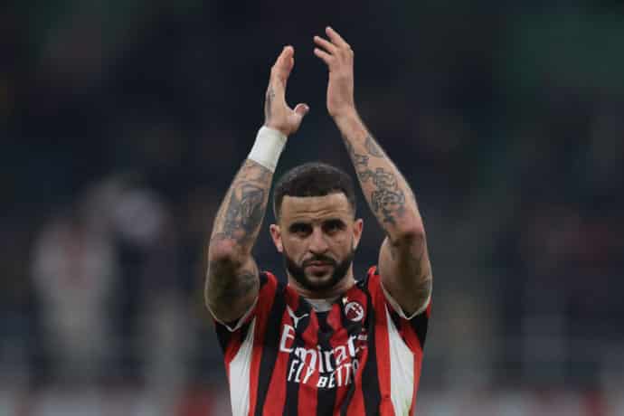 AC Milan Lazio Rom Tipp Bild zeigt Kyle Walker © Sportimage Ltd / Alamy Stock Photo