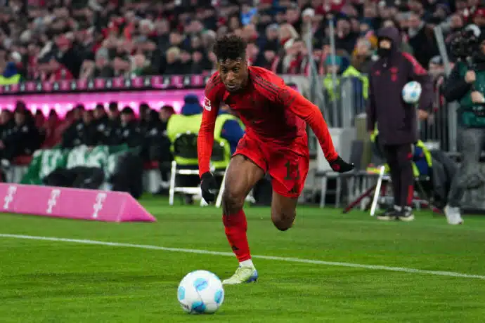 Experten Tipps Bundesliga 22. Spieltag Bild zeigt Kingsley Coman (© SPP Sport Press Photo. / Alamy Stock Photo)