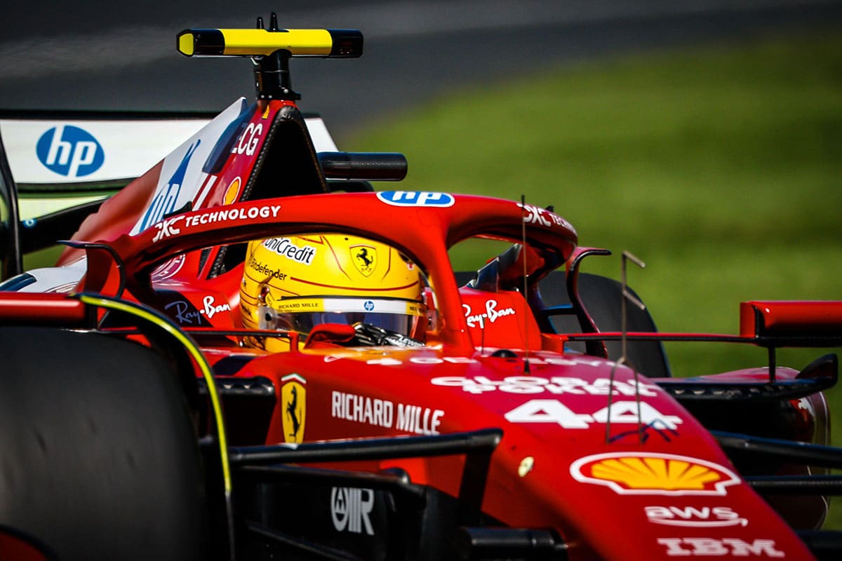 Australien GP Wetten Bild zeigt Lewis Hamilton im Ferrari © ZUMA Press, Inc. / Alamy Stock Photo