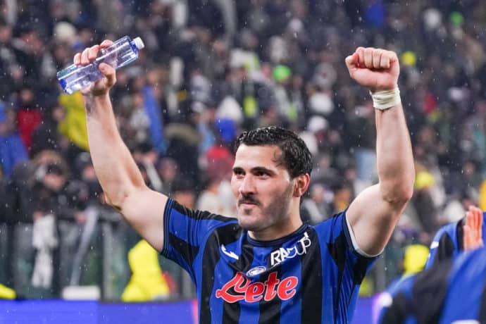 Atalanta Bergamo Inter Mailand Tipp Bild zeigt Sead Kolasinac © Alessio Morgese/E-Mage / Alamy Stock Photo