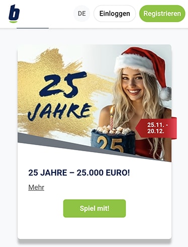 bet-at-home gewinnspiel 25 x 1000 Euro