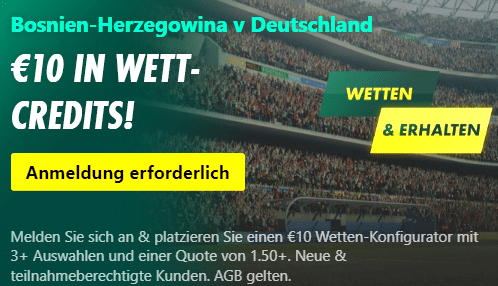 bet365 Bosnien Deutschland Bonus