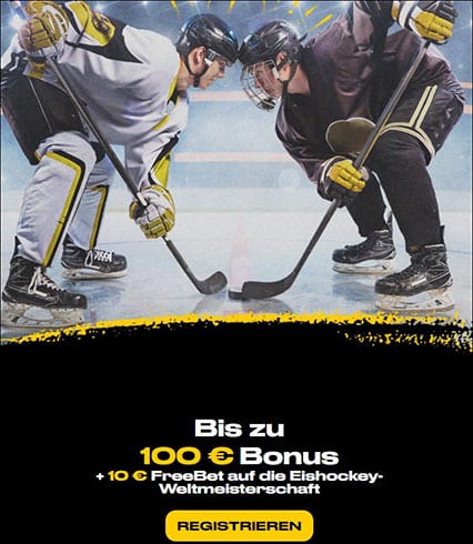 Neukundenbonus Bwin plus Freebet Eishockey WM