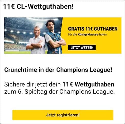 Interwetten Gutschein code 11€ Gratis Wettguthaben