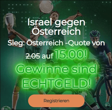 Mr Green Israel Österreich Quotenboost